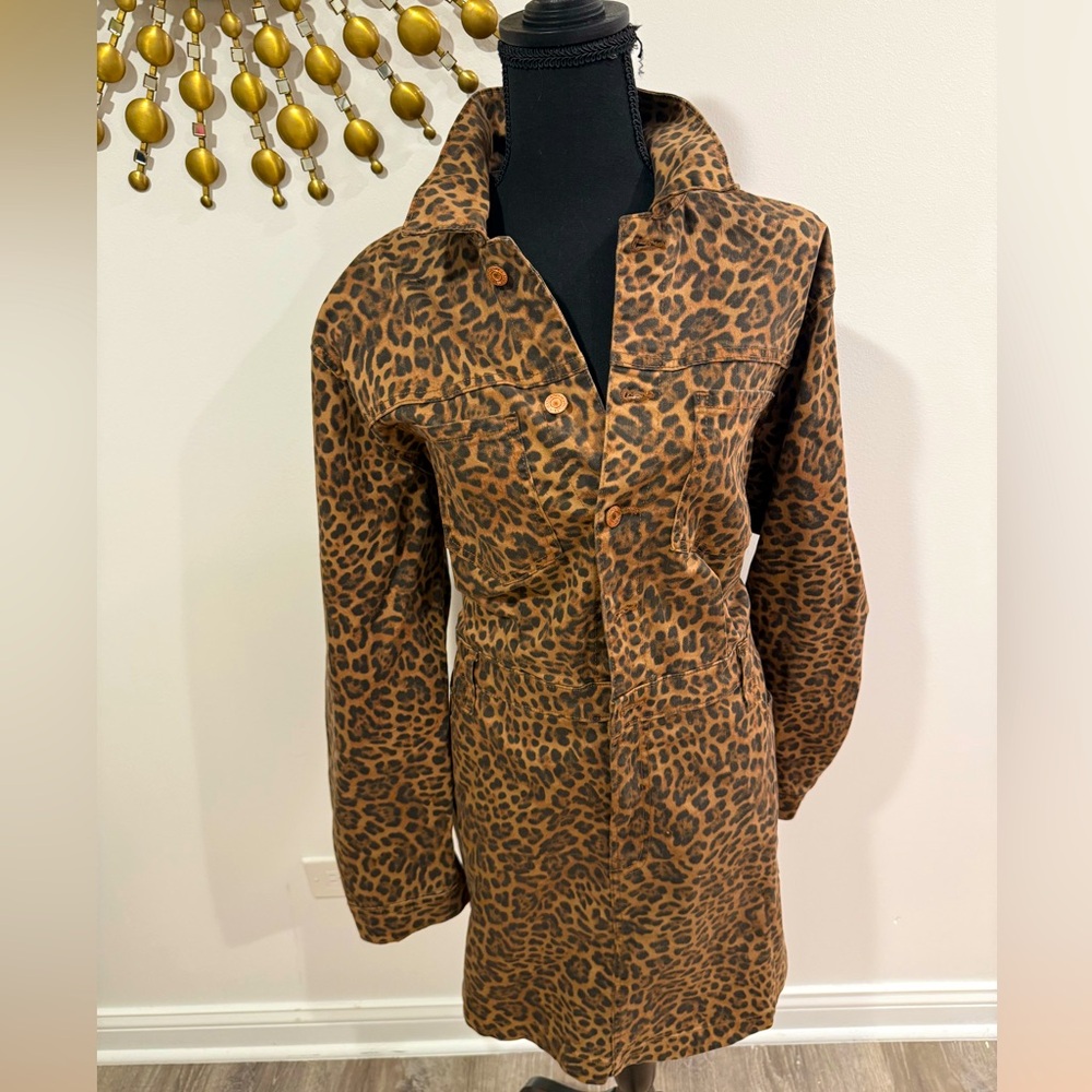 Gap Cheetah Print Date Night Dress (XL)